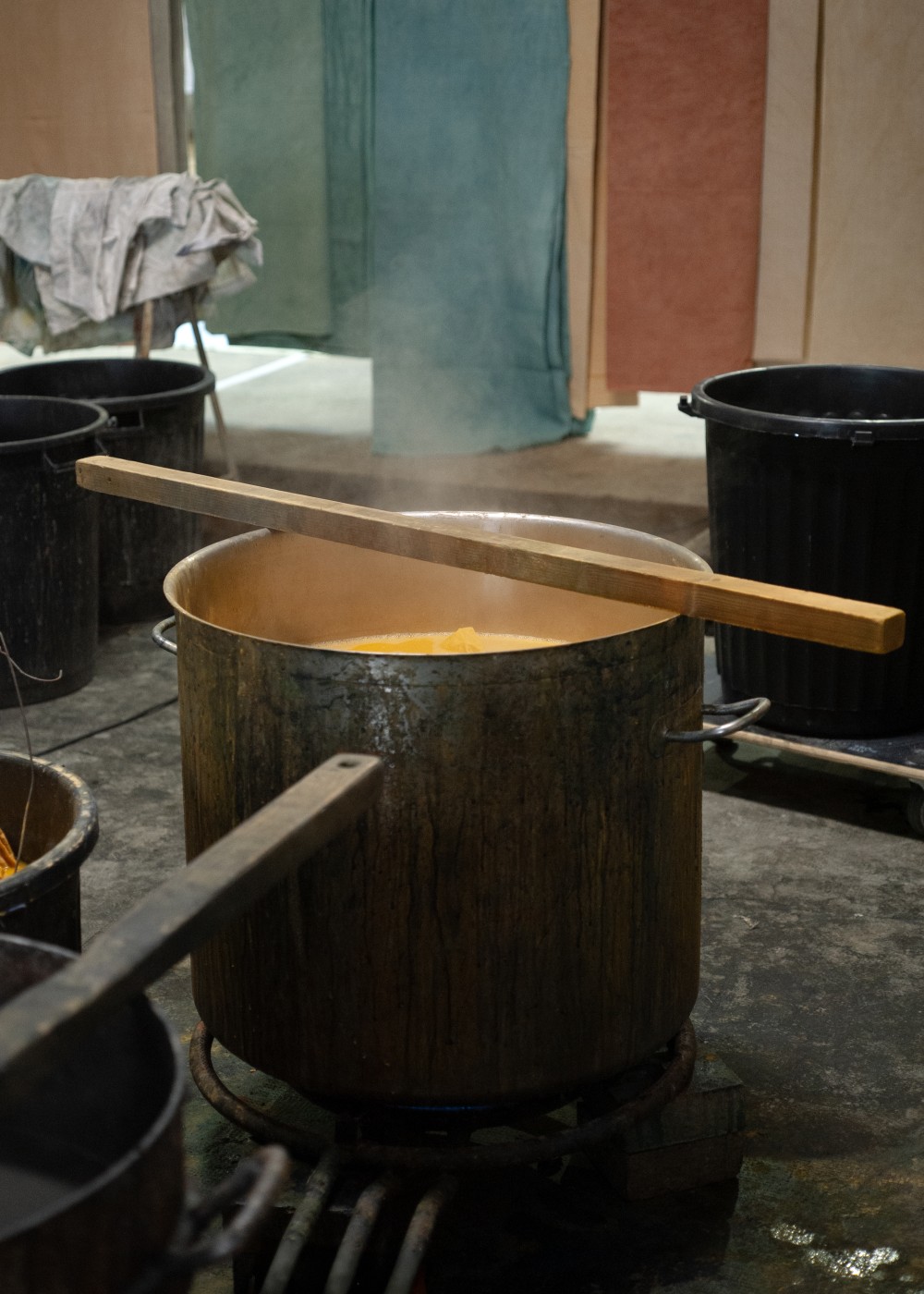 Vue de l'atelier d'Adrien Vescovi / photo © Julia Andreone
